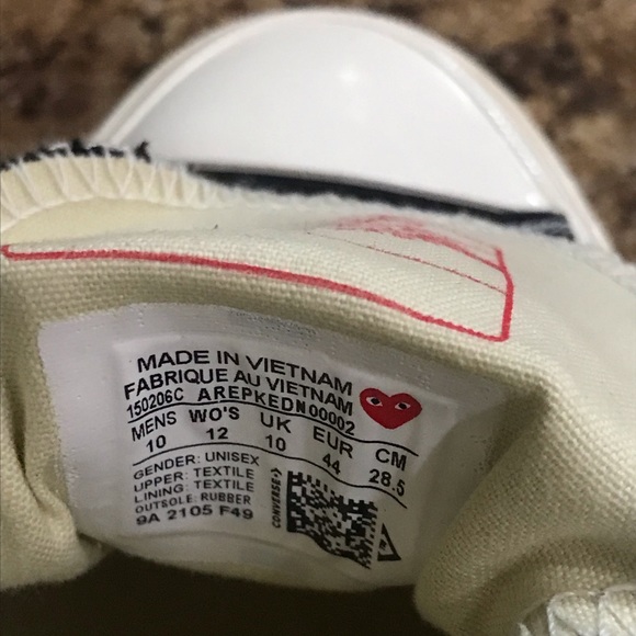 Converse CDG Brand New Sneakers - Picture 3 of 5